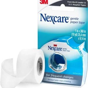 Nexcare Gentle, Medical Paper Tape, 1" x 10 Yds
